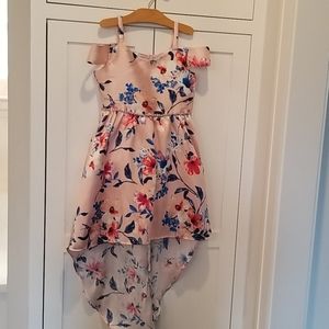 Beautiful Girls Easter Pink Floral Dress